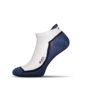 Bielo - modré pánske ponožky
