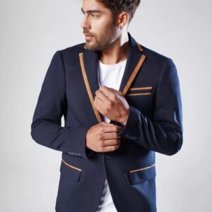 Elegantné sako pre pánov granátové