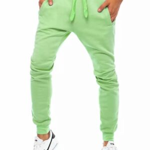 Pánske trendy tepláky svetlo-zelené