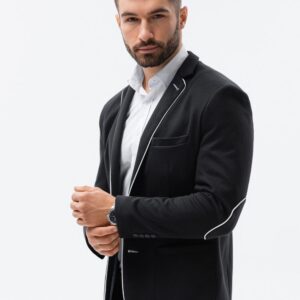 Senzačné sako pre mužov čierne