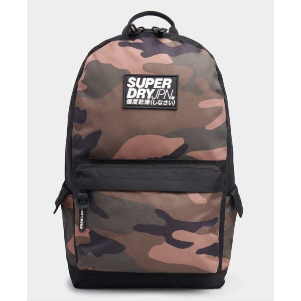 Zelený-maskáčový ruksak Superdry Block Edition Montana