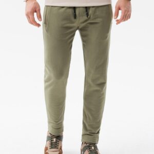 Pánske trendy tepláky khaki