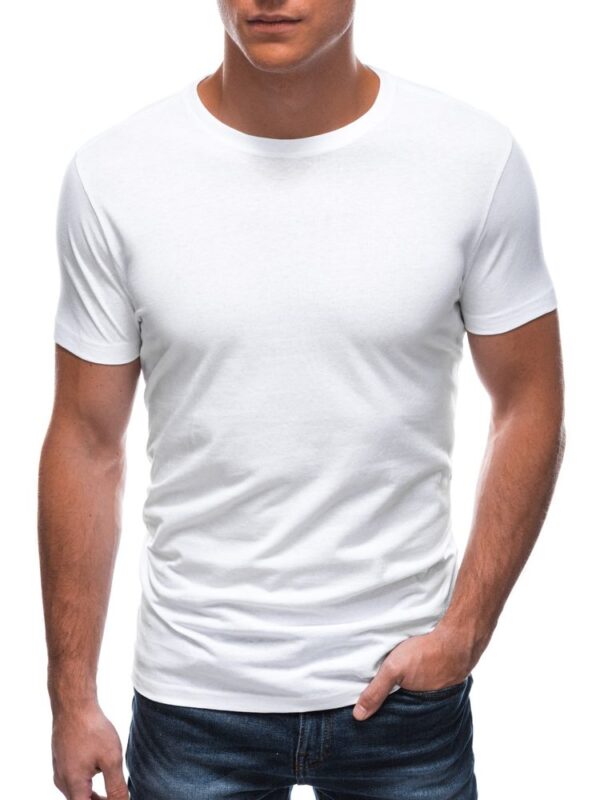 Klasické pánske biele  tričko s krátkym rukávom