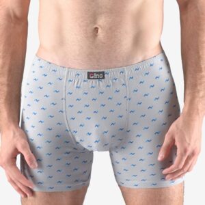 Šedé boxerky s dlhšou nohavičkou