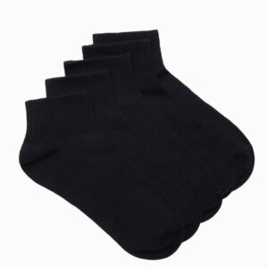 Bavlnené čierne ponožky U308 (5 KS)