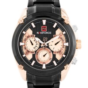 Pánske hodinky NAVIFORCE - NF9113 (zn078c) - black/rosegold