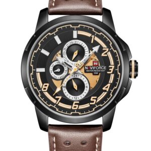 Pánske hodinky NAVIFORCE NF9142 (zn087b) black/br.