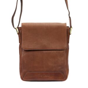 Pánska kožená crossbody taška Pierre Cardin