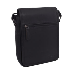 Pánske kožené crossbody čierna nappa 250906