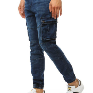 Pánske jogger nohavice - denim look (ux1892) skl.3