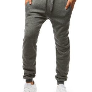 Pánske tmavo-sivé jogger tepláky UX2396