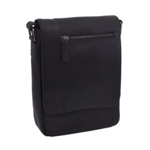 Pánske kožené crossbody čierna nappa 250908