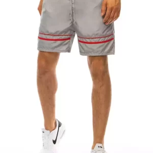 Trendové svetlo-sivé kúpacie kraťasy.