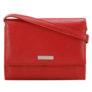 Dámska kožená crossbody peňaženka 26-2-110-3