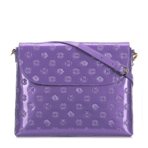Dámska crossbody kabelka Wittchen z metalickej lakovanej kože