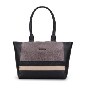 shopper kabelka Wittchen z ekokože s kovovou vložkou a popruhmi 95-4Y-402-44