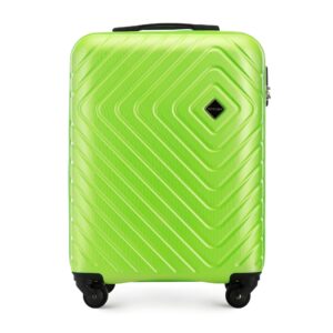 Kabínový kufor ABS s geometrickým razením 56-3A-751-86