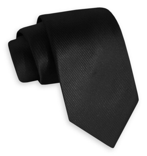 Elegantná kravata v čiernej farbe Angelo di Monti