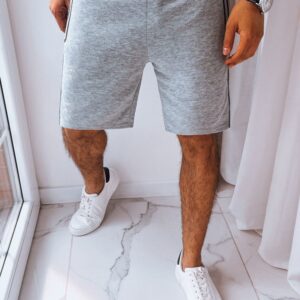 Športové kraťasy pre mužov šedé