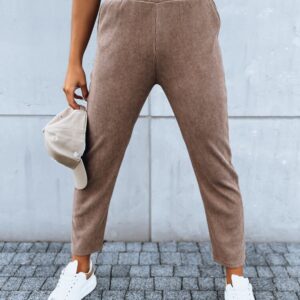 Trendy dámske hnedé tepláky Parrot