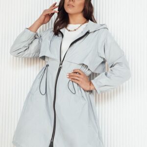 Trendy dámska šedá parka Wolina