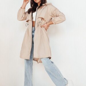 Trendy dámska béžová parka Wolina