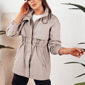 Trendy dámska béžová parka Tilan