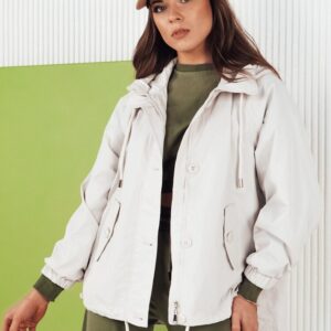 Trendy biela prechodná dámska bunda Belart