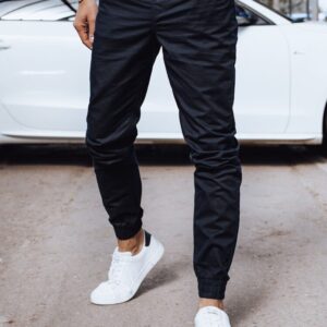 Originálne jogger nohavice pre pánov granátové