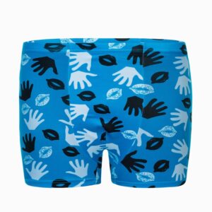 Pánske boxerky modré s trendy vzorom U505