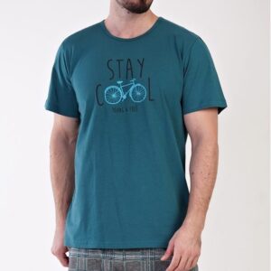 Tmavozelené pánske pyžamo Adam