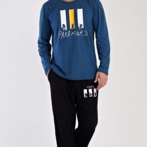 Petrolejové pánske pyžamo Oliver