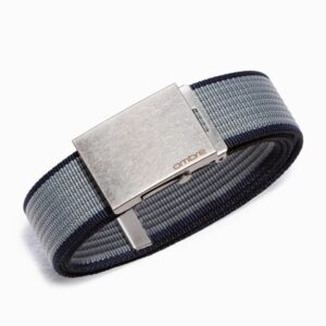 Pánsky látkový opasok v šedej farbe A364