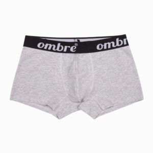 Šedo-čierne boxerky U284
