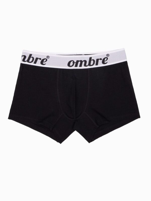 Čierno-biele boxerky U284
