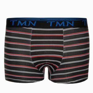 Pruhované čierne boxerky U522