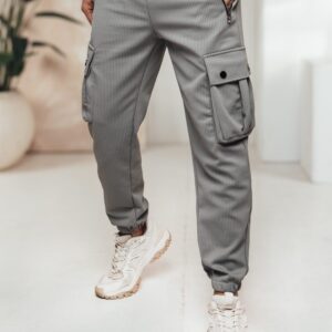 Trendy kapsáčové joggery šedé