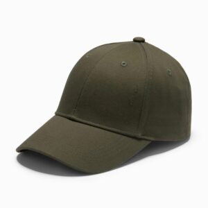 Pánska basic khaki šiltovka  s výšivkou V2 ACCS-0102