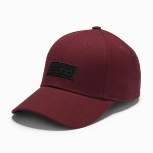 Trendy bordová šiltovka s nášivkou V8 ACCS-0104