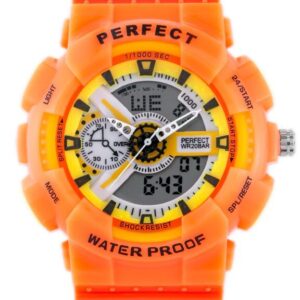 Pánske hodinky PERFECT SHOCK (zp219f) - orange