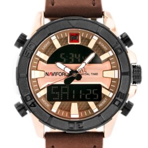 Pánske hodinky NAVIFORCE - NF9114 (zn046e) - brown/rosegold
