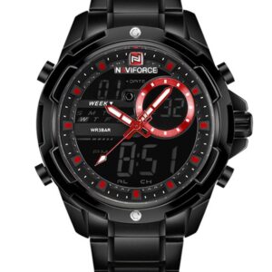 Pánske hodinky NAVIFORCE - NF9120 (zn062c) - black/red