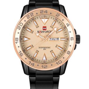 Pánske hodinky NAVIFORCE - NF9109 (zn064e) - rosegold/black