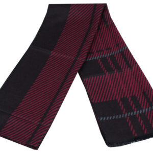 Pekný pánsky šál v čierno-červenom prevedení PNN58