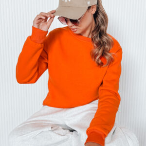 Oranžová dámska mikina FASHION II BY0317