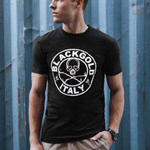 Štýlové tričko s krátkym rukávom čierne