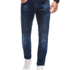 Pánske rifle v jedinečnom štýle tmavo modré