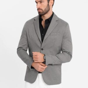 Trendy sako pre pánov šedé