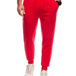 Jedinečné pánske tepláky červené