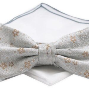 Sivý vzorovaný pánsky motýlik